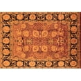 thumbnail image 1 of Ahgly Company Indoor Rectangle Oriental Orange Industrial Area Rugs, 2' x 5', 1 of 4