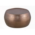 thumbnail image 5 of Exquisite Handcrafted & Durable 32" Round Aluminum Coffee Table|Antique Copper, 5 of 7