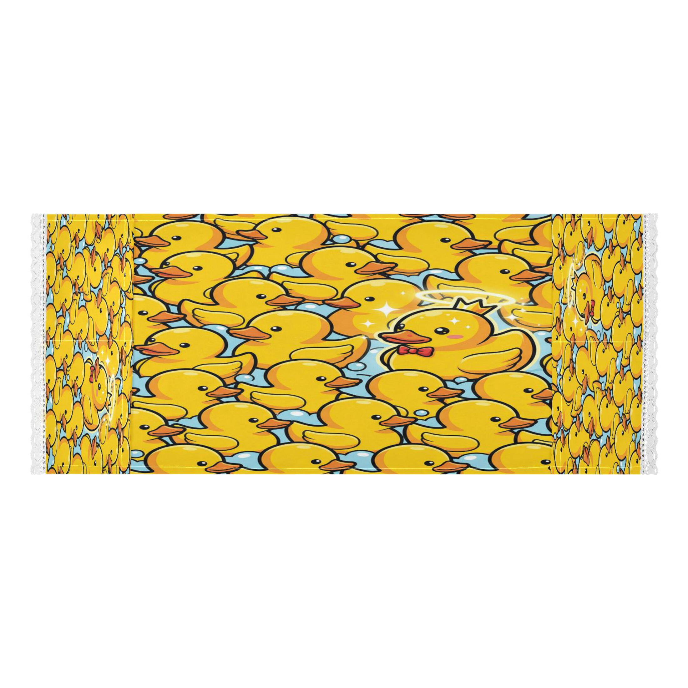 Wobogo Cute Yellow Duck Washing Machine Cover Dustproof Washer Dryer Cover Waterproof Laundry Room Decorative Protector