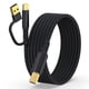 thumbnail image 2 of 1m USB Type-C to Square USB Type-B 2 in 1 Printer Cable Braided Printing Connection Cord - Grey, 2 of 5