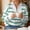Green, variant on Womens Knit Tops Striped Quarter Zipper Long Sleeve Fashion Casual Pullover Sweaters for Daily Wear Brown S