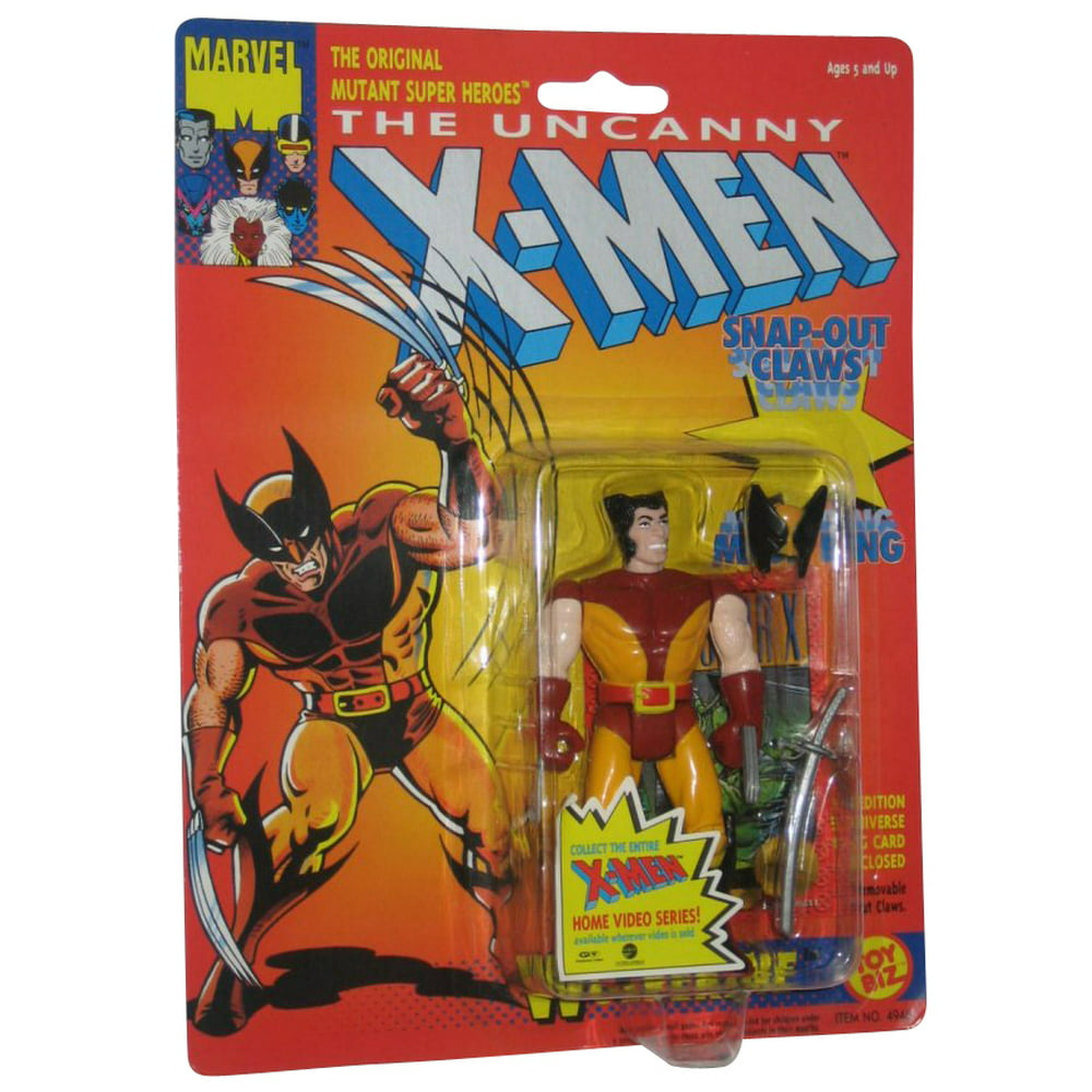 Marvel Comics Uncanny X-Men Wolverine Snap Out Claws Toy Biz Figure ...