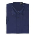 thumbnail image 1 of Gravity Threads Mens Dress Shirt Short Sleeve , 2XL Navy, 1 of 1