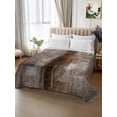 thumbnail image 2 of Brown Flat Sheet Only Twin Size, Soft Breathable Bed Top Sheets for Mattress, Retro Oil Painting Modern Abstract Art Aesthetics Luxury Bedding Flat Sheets for Home Hotel Bedroom Bed Protection, 2 of 9