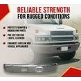 thumbnail image 4 of Front Bumper for Trucks - Heavy Duty Front Bumper Cover Reinforcement Compatible with GMC Topkick & GMC Kodiak - Replaces GM-15628121, 564.22100C, 4 of 8