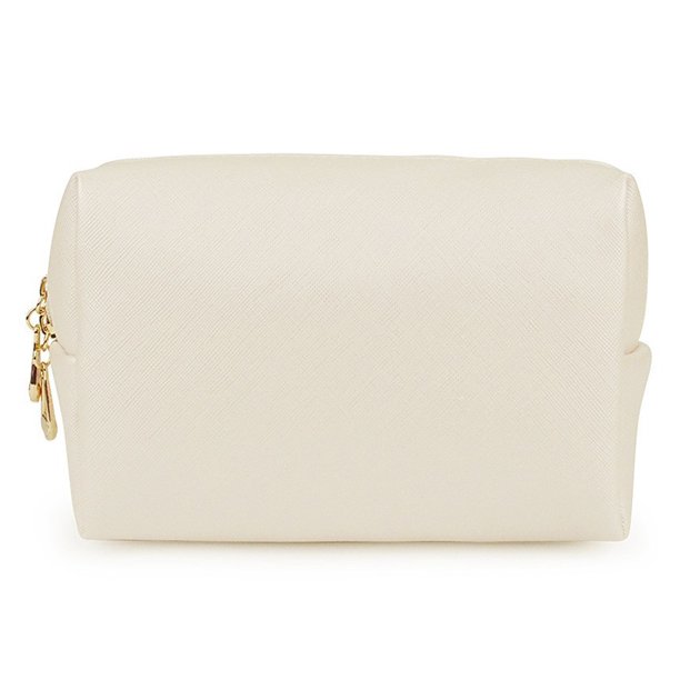 Bolsa de maquillaje para mujer, de PU, portátil, cuadrada, impermeable, bonita bolsa de viaje