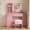 pink, variant on ChaoLink Makeup Vanity with Lighted Mirror, Vanity Desk with Power Strip, Adjustable Lighting, Drawers and Cushioned Stool