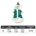 thumbnail image 3 of Ropa Verde para Perros, Ideal para Otoño E Invierno, Perfecta para Decorar Cachorros En Navidad | Tela de Poliéster | Razas Pequeñas | 1 Unidad | Talla: Como Se Muestra En La Figura, 3 of 6