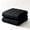 Black, variant on Soft Fabric Blend Quilted Comforter All Season Cozy Down Alternative Bedding Washable