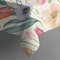 thumbnail image 5 of Pioneer Flower Floral Print Pattern Square Tablecloth,Waterproof Square Table Cover,Wipeable Spillproof Washable Table Cover for Home Kitchen Party Decor 42"X42"(107x107cm), 5 of 6