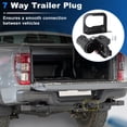 thumbnail image 3 of Conector de Cableado de Remolque de 7 Vías Único para Dodge para Ram 1500 2500 3500 para Adaptador Convertidor de Remolque Jeep Gladiator 56055632AC/68014986AB, 3 of 7