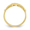 thumbnail image 2 of 10k Yellow Gold Claddagh Ring Celtic, 2 of 9