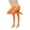 Orange, variant on Abomasnow 2 Piece Women's Semi Opaque Tights 80/90 Denier Soft Solid Color Stretchy Footed Pantyhose