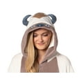 thumbnail image 3 of Nickelodeon Avatar The Last Airbender Appa Women's Hooded Union Suit One Piece Costume Kigurumi Pajama, 3 of 8