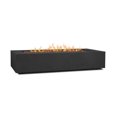 thumbnail image 1 of Real Flame Aegean 70" Rectangle Steel Propane or Natural Gas Fire Pit Table in Black, 1 of 7