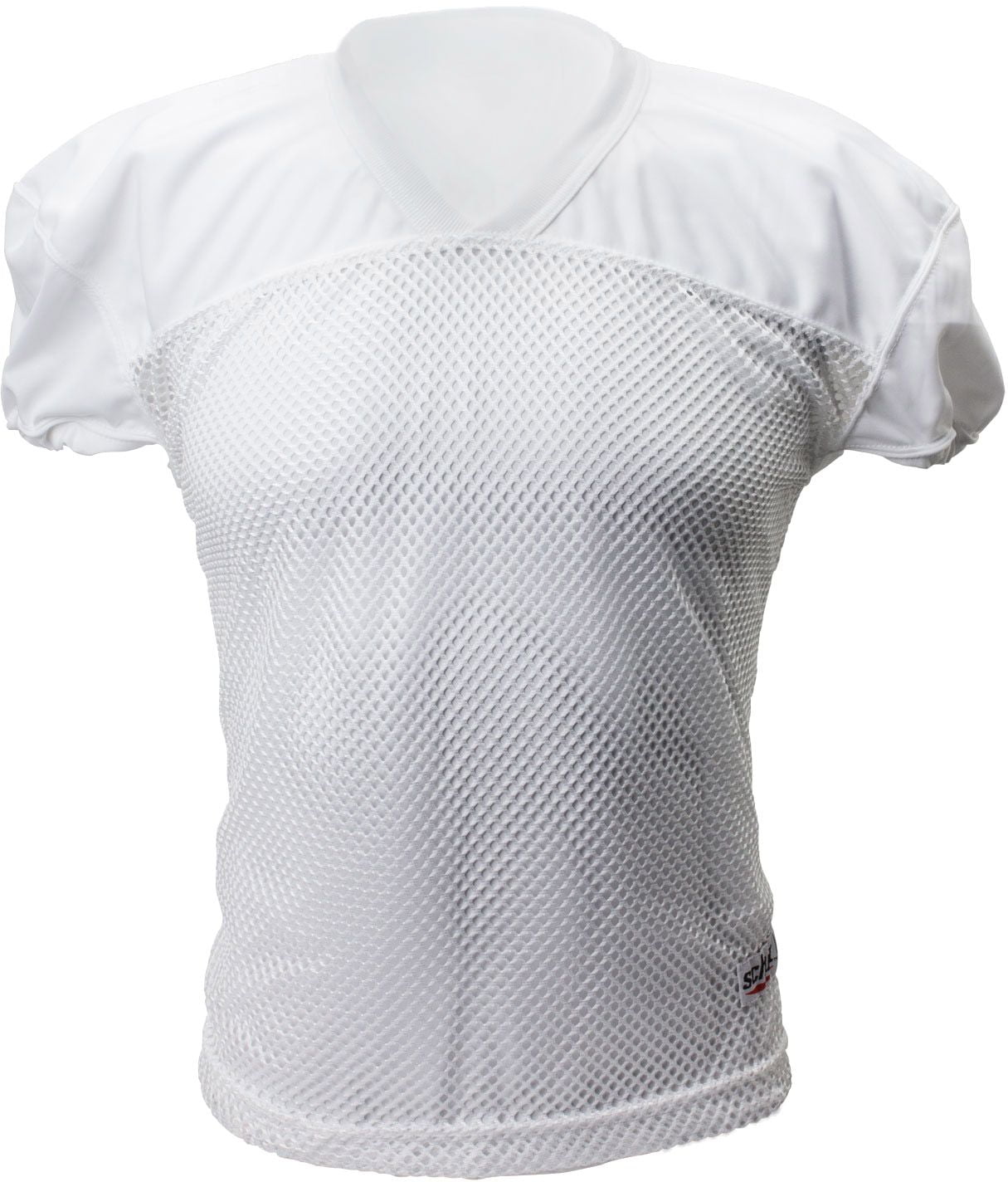 plain white football jersey