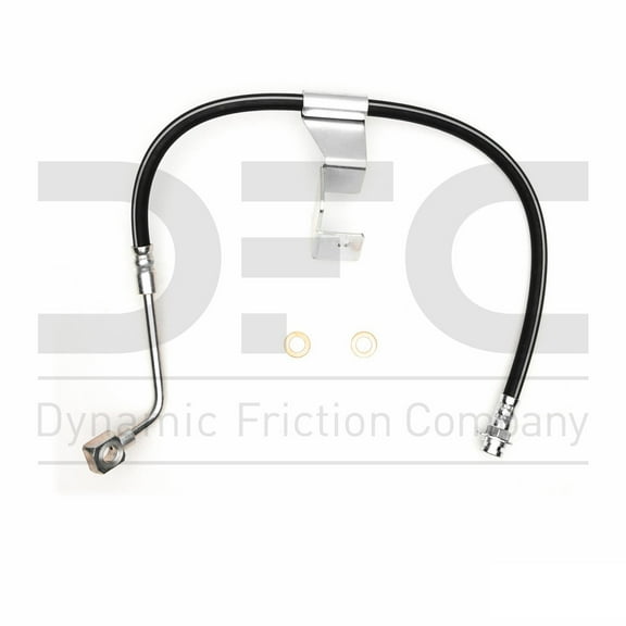 Front Left Dynamic Friction Company Brake Line Hose 350-47269 For 1990-1991 Chevrolet K3500, 1990-1991 GMC K3500