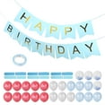 thumbnail image 1 of Paper Flower Ball,  Eco-friendly Blue Set Party Balloon, Durable Beautiful for Birthday Festival Blue Set, 1 of 7