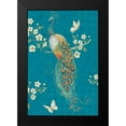 thumbnail image 2 of Brissonnet, Daphne 13x18 Black Modern Framed Museum Art Print Titled - Ornate Peacock XE, 2 of 5