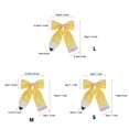 thumbnail image 3 of Pencil Ribbon Bowknot Hairclip for Child School Activity Glittering Hair Bows Back to School Barrettes Kids Hair Holder, 3 of 8
