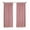 Pink, variant on Double Layer Stars Curtains Blackout Drapes for Bedroom Girls Boys Living Room French Window 1 Panel