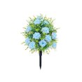 thumbnail image 2 of CEHVOM Simulation Flowers Roses Floor Flower With Ground Spike Garden Decoration Eucalyptuss Fake Flower Decoration Simulation Multi-coloreryes, 2 of 6