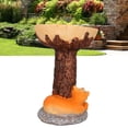 thumbnail image 1 of Bird Bath Bowl, Resin Bird Bath Ornament Interseting Durable Wide Application  For Yard For Balcony, 1 of 8
