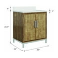 thumbnail image 6 of Water Creation Westin 30 In. Single Sink Whitebrook Quartz Countertop Bath Vanity, 6 of 19