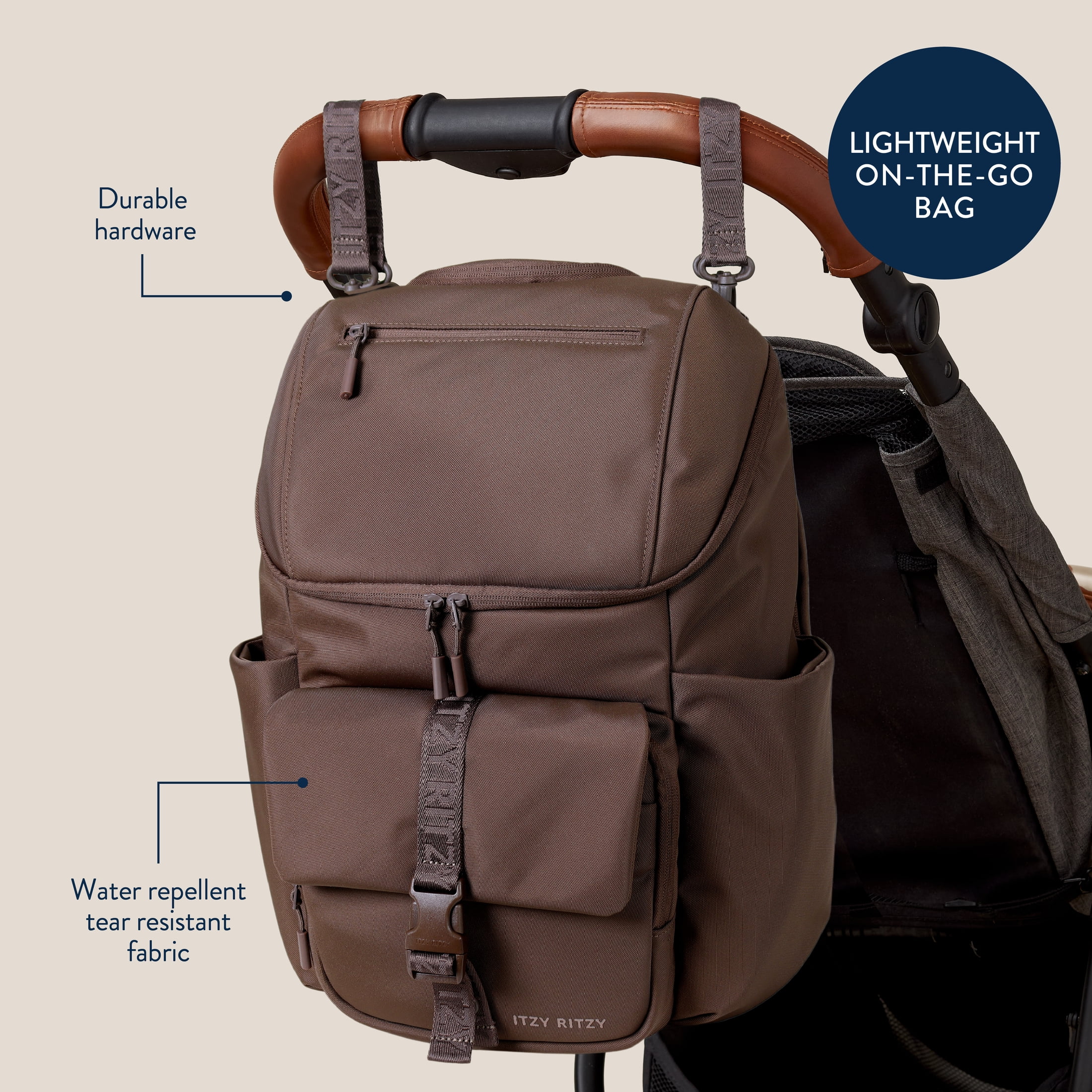 Itzy Ritzy Belong Bucket Backpack™ Mocha
