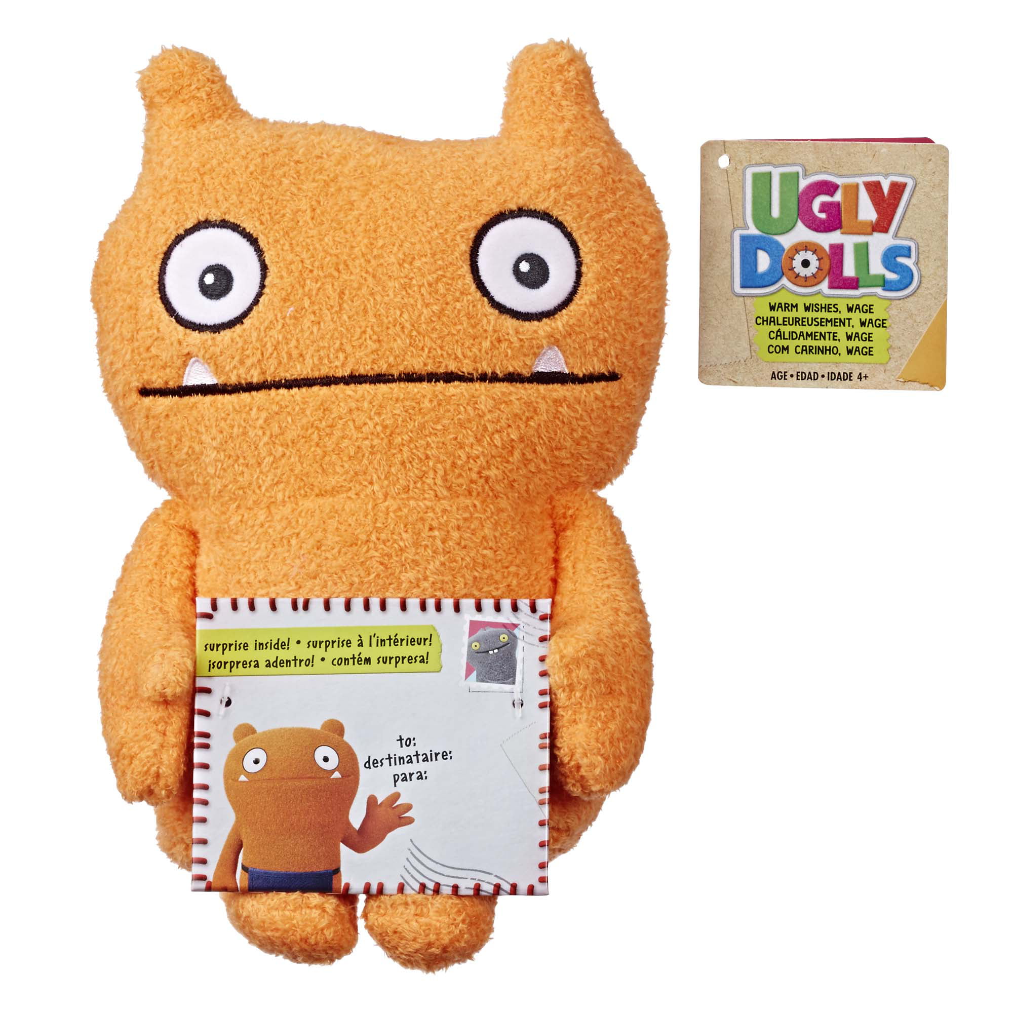 UglyDolls WARM WISHES Green Ox Stuffed Plush Toy 10" Tall 