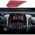 thumbnail image 3 of (Red)20pcs Car Interior Moulding Trim, Car Air Conditioner Vent Outlet Trim PVC Car Interior Trim Vent Outlet Trim Decoration Strip for All Straight A, 3 of 5