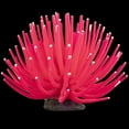 thumbnail image 3 of GloFish Large Pink Anemone Aquarium Ornament, Fluorescent Under Blue LED Light, 2 Plants, 3 of 6