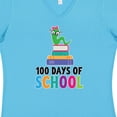 thumbnail image 4 of Inktastic 100th Day of School Party Women's V-Neck T-Shirt, 4 of 5