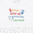 thumbnail image 4 of Inktastic Lacrosse Baby Girls Baby Dress, 4 of 5