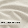 thumbnail image 3 of 100% Blackout Curtains for Bedroom,Set of 2 Panels,84inch Length Faux Linen Thermal Insulated Back Tab Drapes with Room Darkening,50"Wx84"L,Cream, 3 of 7