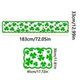 thumbnail image 3 of RyanK St Patricks Day Decorations Irish Day Shamrocks Table Flag St. Patrick's Day Decoration Table Flag, 3 of 9