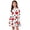 Blanc, variante sur RXMEKW Robe Fille pour l'École et le Récital avec Manches Longues et Jupe Patineuse Évasée, Robe de Fête Extensible à Col Rond pour les Vacances et le Quotidien