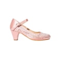 thumbnail image 2 of Zapatillas Tacones Vestir Leon Niña Rosa Polipiel 1751, 2 of 3