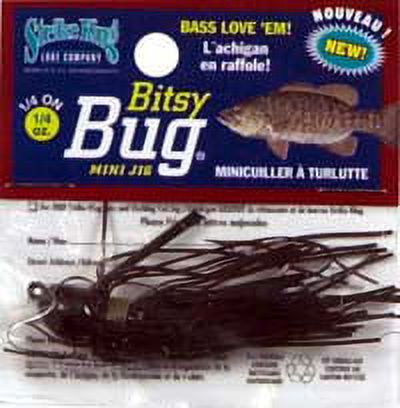 Bitsy Bug Jig 1/4oz Black