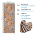 thumbnail image 2 of Pioneer Flower Floral Print Pattern Hot Yoga Mat Towel Non Slip for Hot Yoga - Quick-Drying Yoga Mat Cover with 4 Corner Pockets with Travel Bag - Hot Yoga Towel Non Slip 74"x26", 2 of 6