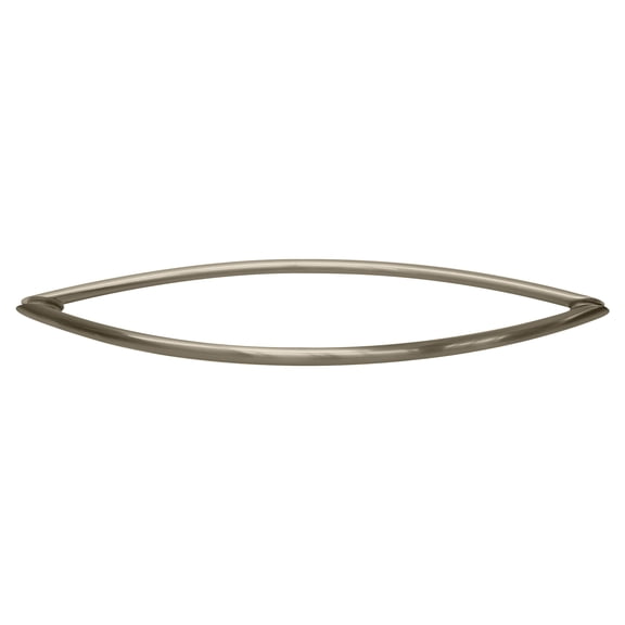 CRL CSH24X24BN Brushed Nickel 24" Crescent Style Back-to-Back Towel Bars