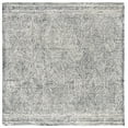 thumbnail image 2 of SAFAVIEH Abstract Caelestinus Ogee Wool Area Rug, Ivory/Charcoal, 8' x 8' Square, 2 of 11