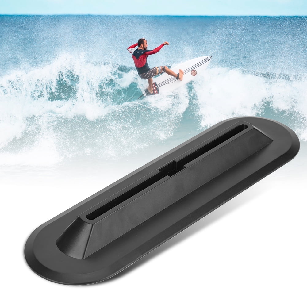 Mgaxyff Universal Black PVC Durable Sturdy Center Tail Surfing Fin Plug