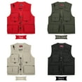 thumbnail image 4 of JARUSITE Fishing Photography Vest Summer Multi Pockets Mesh Jackets Quick Dry Waistcoat, 4 of 7