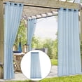thumbnail image 3 of Cortinas impermeables libre del panel interior del ojal superior jardín, porche, pérgola, 132x241cm Gloria Cortina al aire libre, 3 of 8