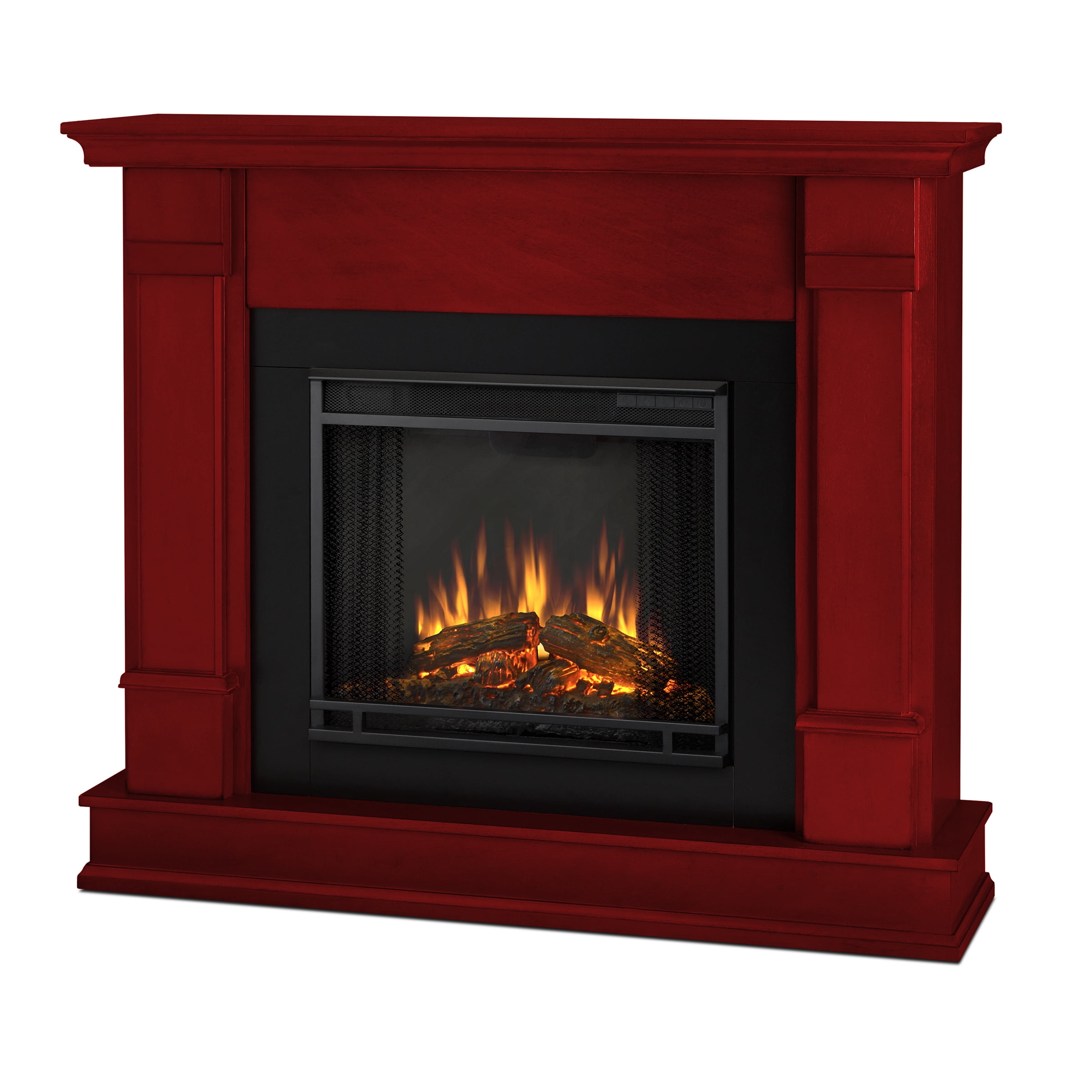 Silverton Electric Fireplace in Rustic Red by Real Flame