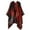 Red, variant on Women's Plaid Shawl Wraps Open Front Poncho Cape Oversized Sweaters Casual Cardigan Shawls For Fall Winter Women's Scarfs Winter Hat Knit Women's Scarves Wraps Scrim Scarf Scarf Women Lightweight