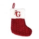 thumbnail image 1 of Woolen Letter Christmas Stocking Ornament Christmas Stocking Ornament Letter Candy Stocking Ornament, 1 of 6