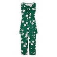 thumbnail image 4 of Women Lounge Set Womens Sleeveless Tank Pajama Set Floral Print Outfits for Women 2 Piece Summer Sets, 4 of 5