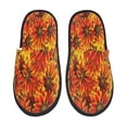 thumbnail image 1 of Balery Sunflower4 Pantuflas de Casa de Felpa Silenciosas con Diseño Estampado, Zapatillas Cómodas Antideslizantes de Algodón para Interior-Large, 1 of 8